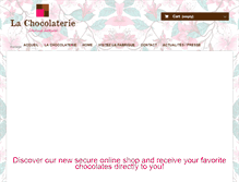 Tablet Screenshot of chocolaterie-lothaire.fr